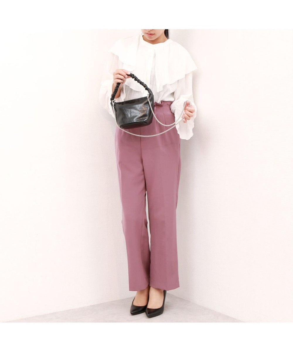 UNBILLION カシュカシュ cachecache / ギャザーハンドルメタリックミニショルダー 