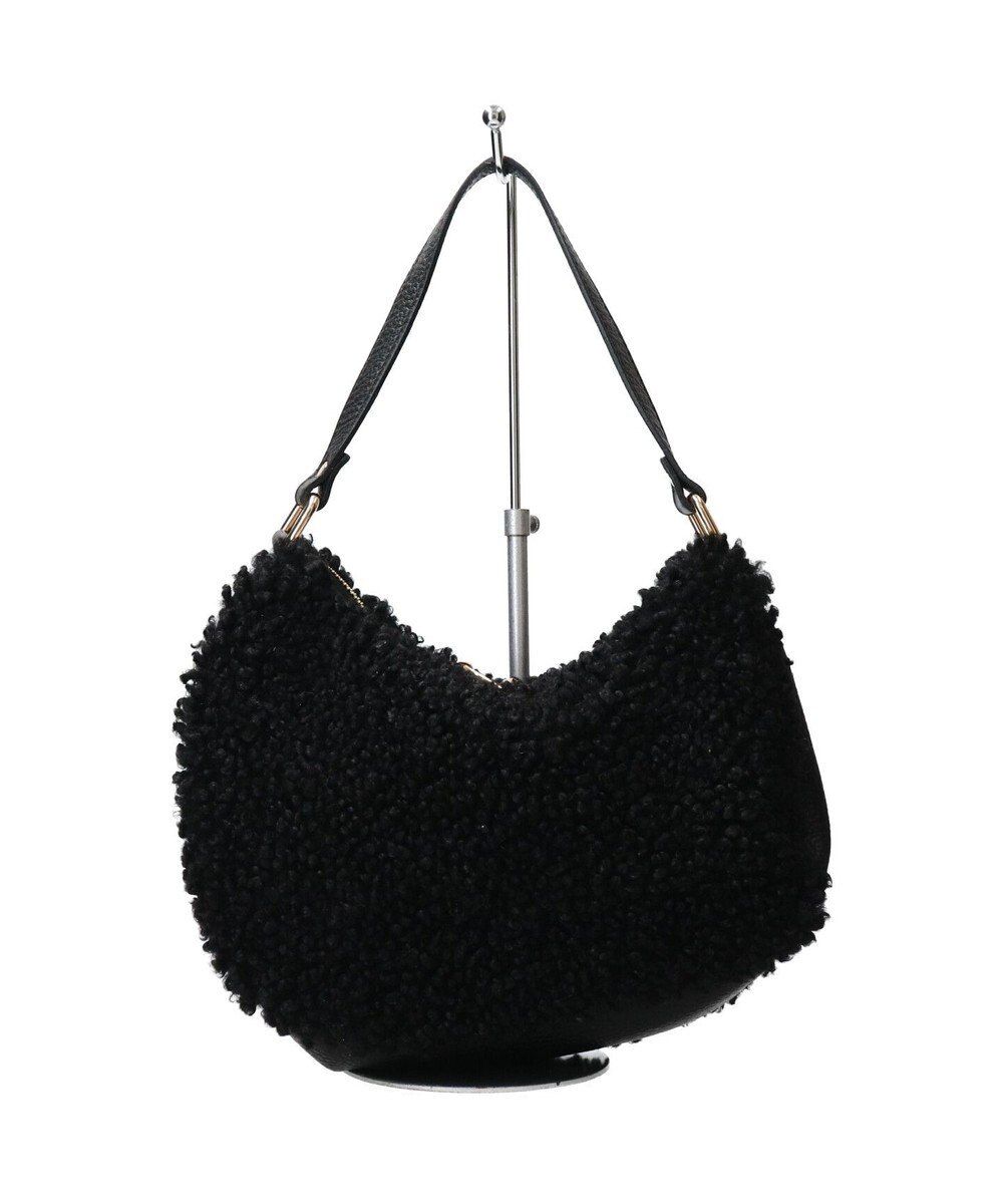 INTER-CHAUSSURES 【ANDREA CARDONE ITALI】レザーハンドルボアホーボーバッグ 