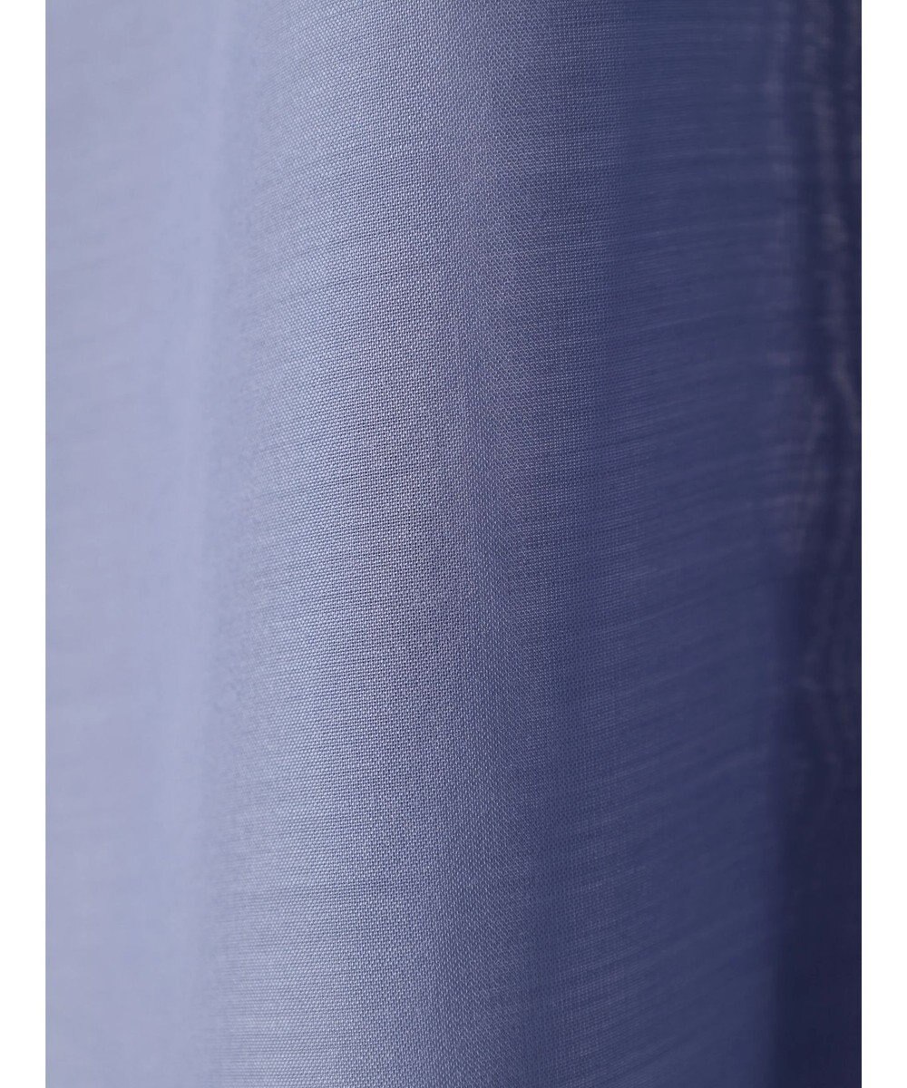 earth music&ecology シアーギャザーネックブラウス 