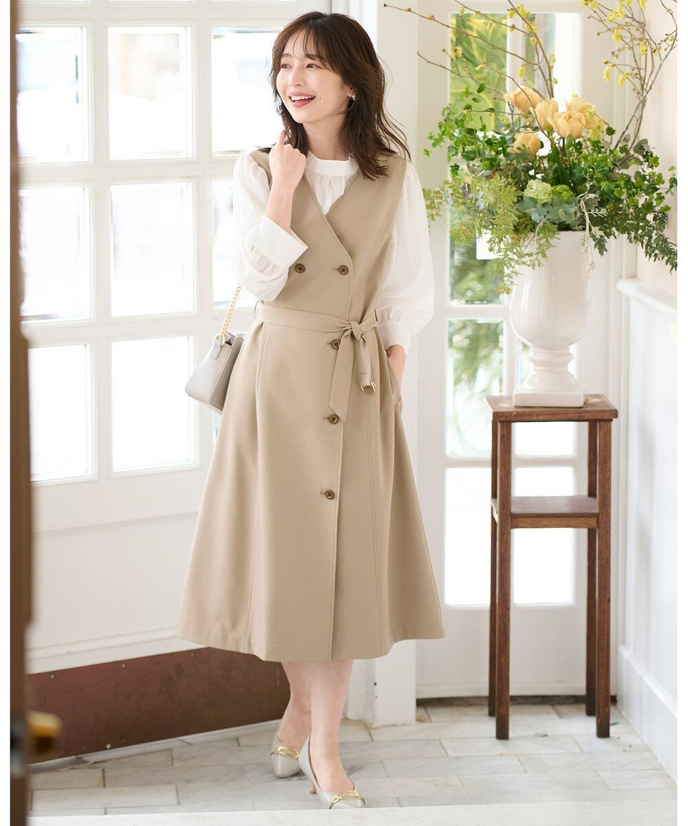 ANY SIS L 【2WAY】ジレラップ ワンピース 