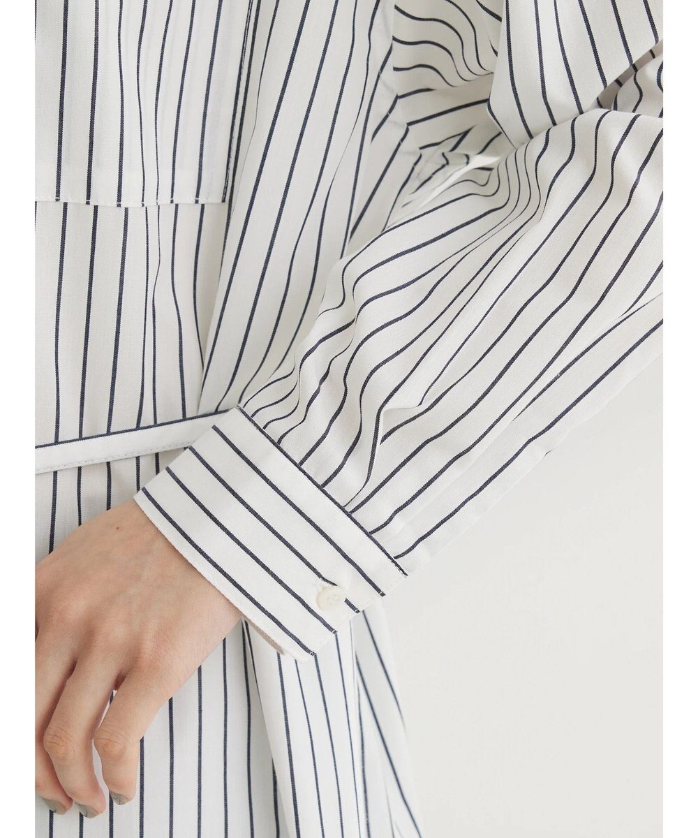 Green Parks ミドル丈シャツワンピース 