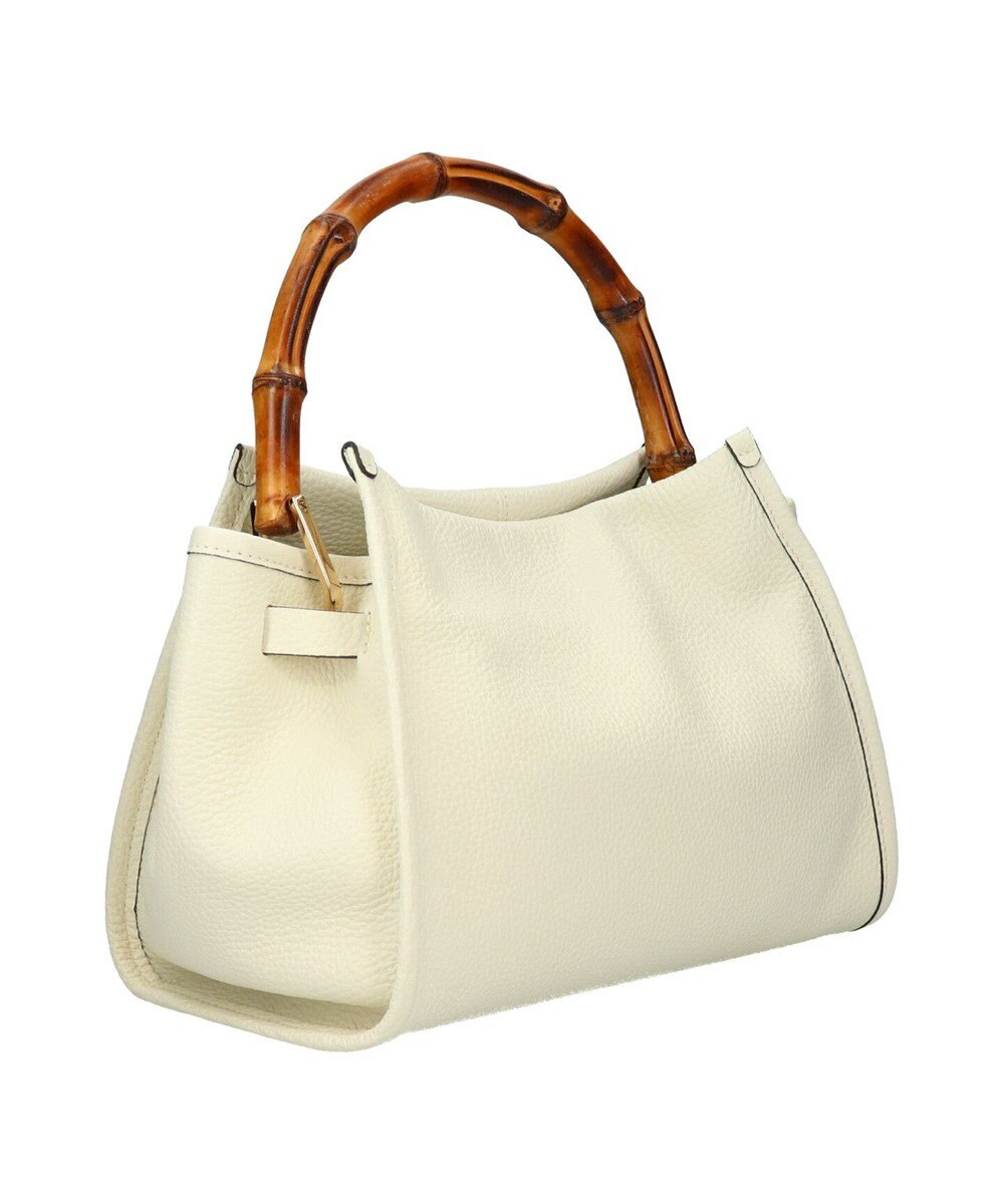 INTER-CHAUSSURES 【LORISTELLA】バンブーハンドルレザーバッグ 