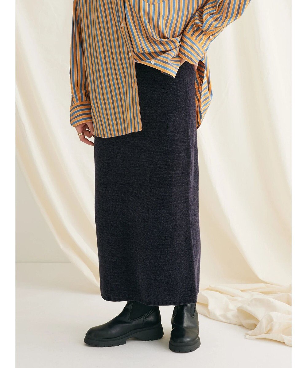 CRAFT STANDARD BOUTIQUE シェニールヤーンニットスカート 