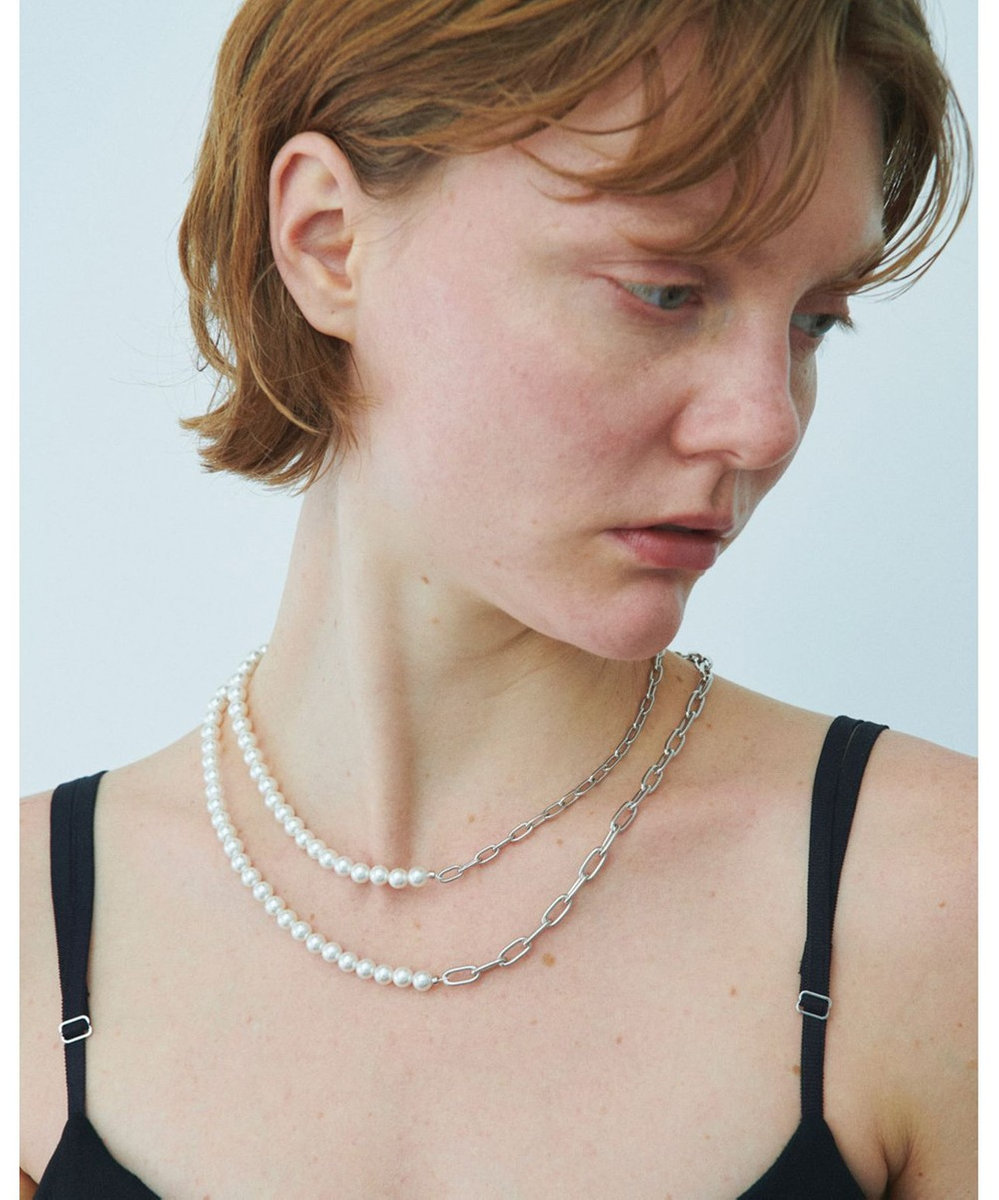 NAVE 【AFFECT】パール＆チェーンネックレス小 