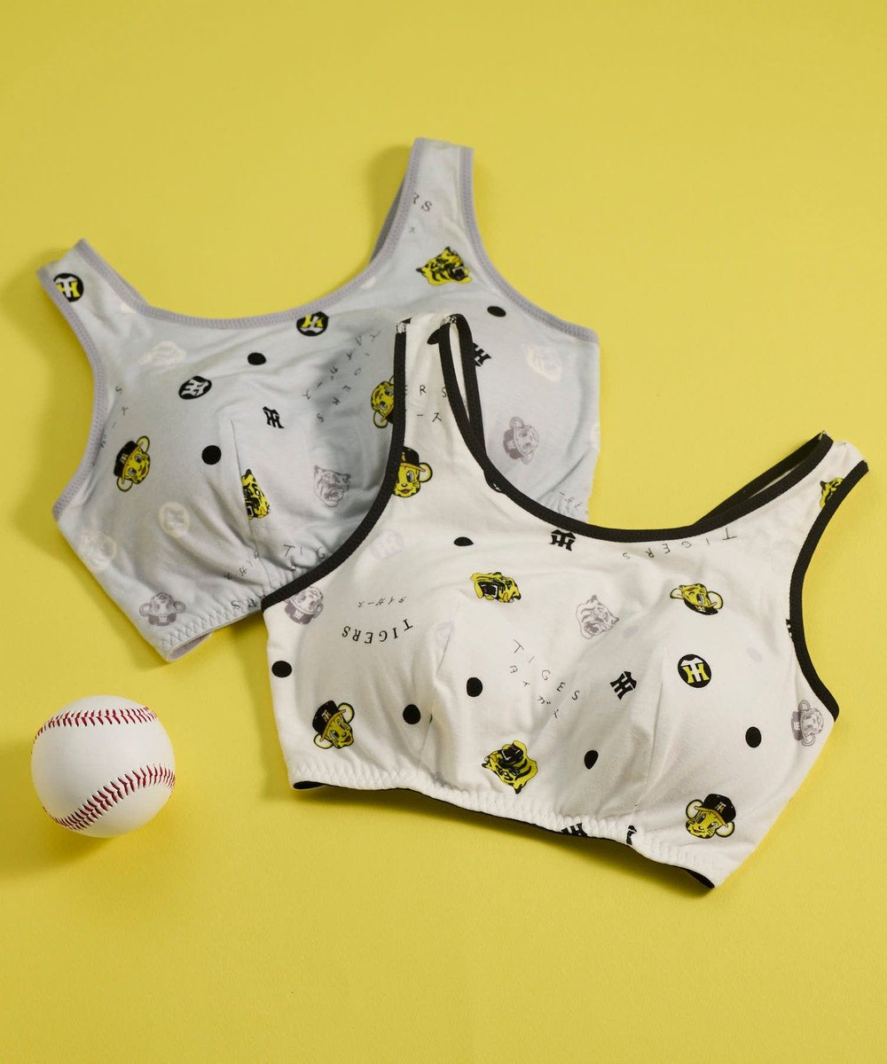 une nana cool MADE WITH 阪神タイガース ナイトアップブラ 