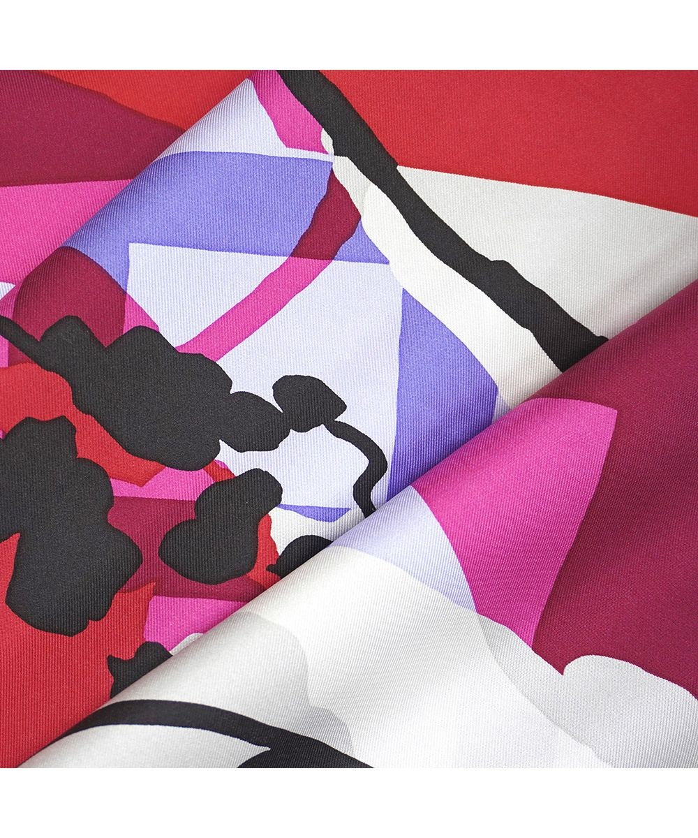 Marca ＜春の新色！＞【the PORT by marca】 CAKE 大判 シルクツイル スカーフ 