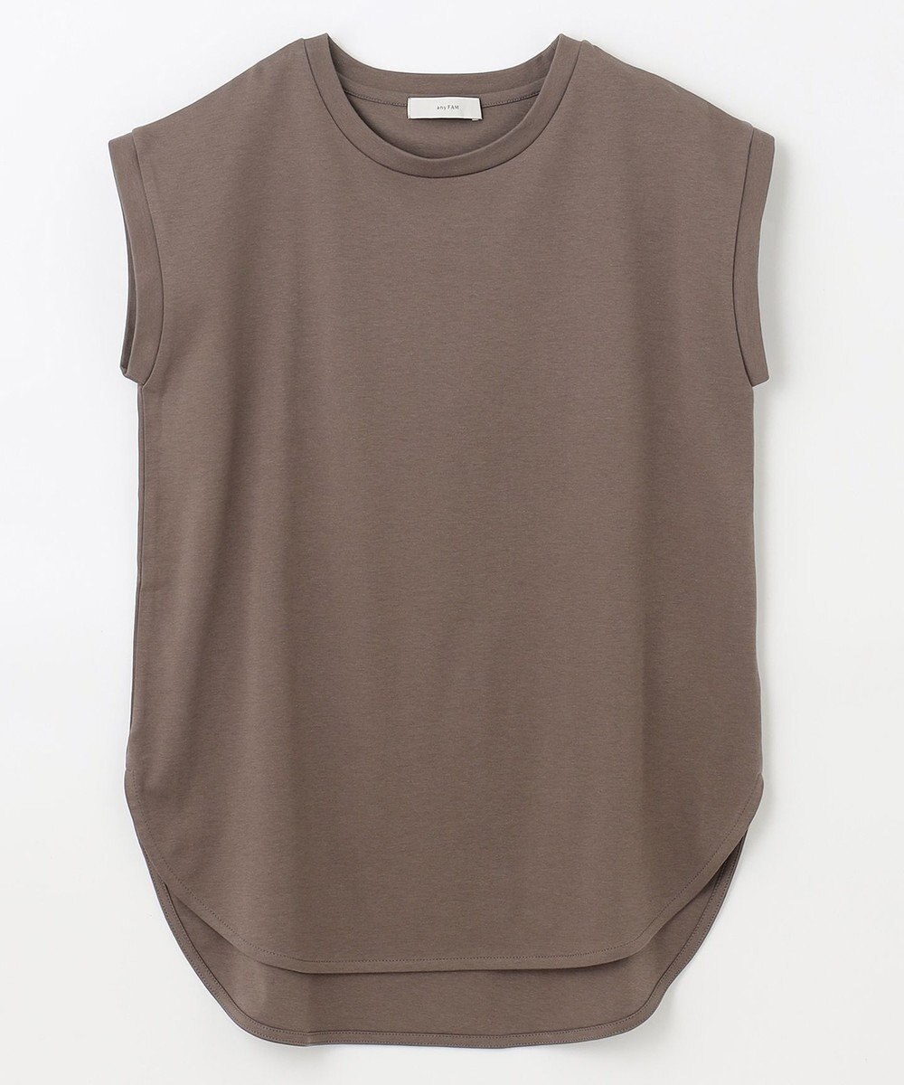 ANY L 【接触冷感/UVケア】ビューティベーシックノースリーブテールTシャツ 