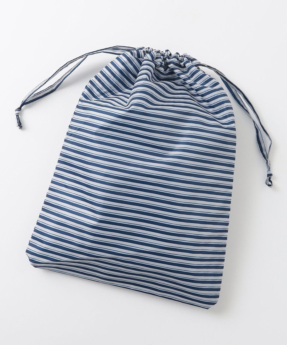 MOONBAT 【撥水】FLAT PURE サイクル レインポンチョ ボーダー 自転車 収納袋付き 