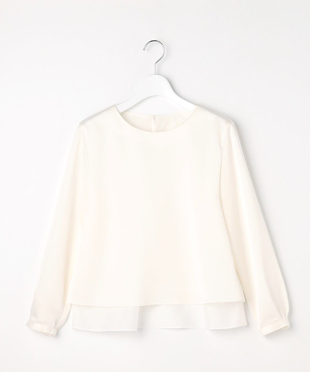 J.PRESS LADIES L ハンマーサテン カットソー 