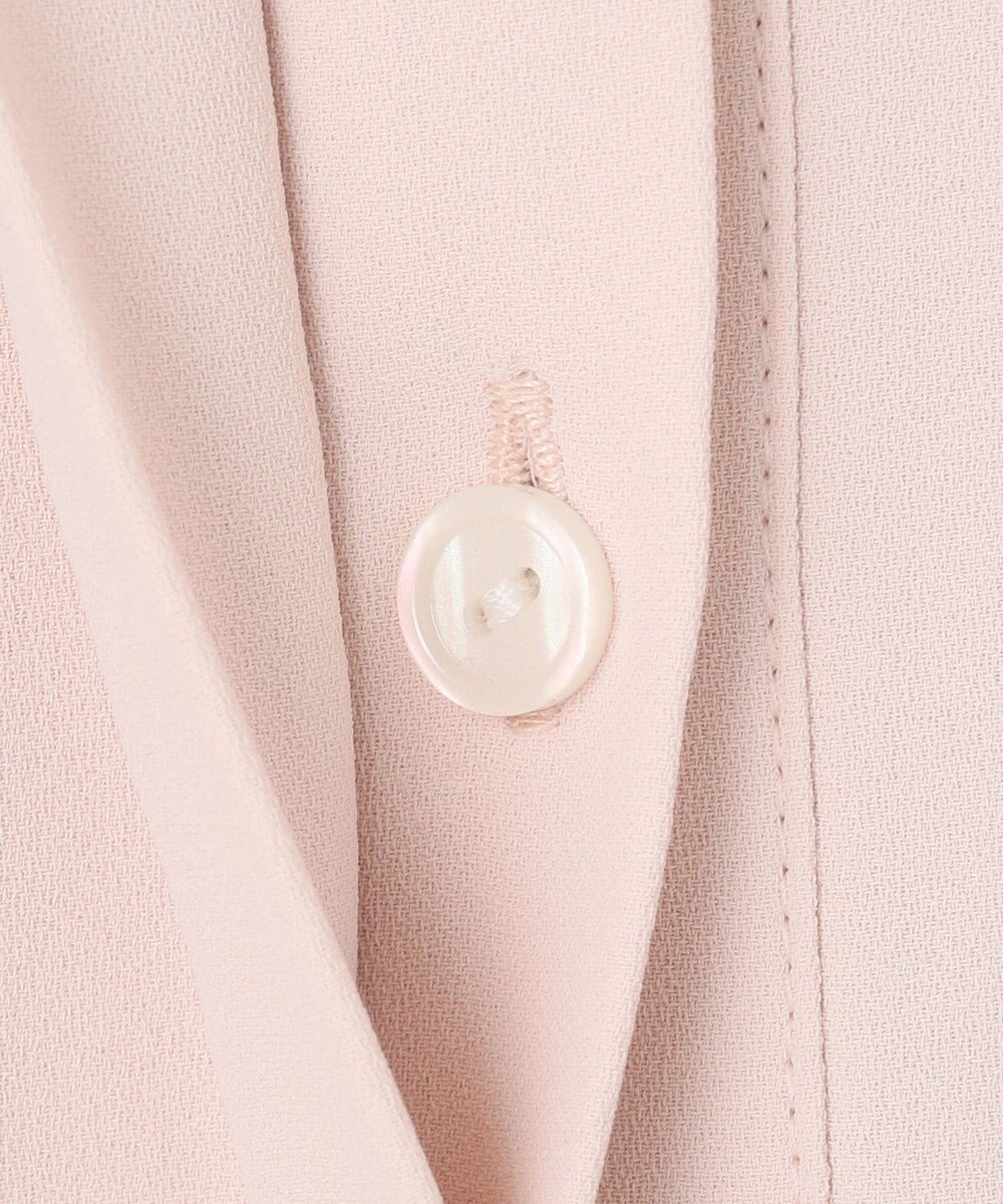 組曲 L 【KUMIKYOKU NAVY】ジョーゼットシフォン2WAY ボウタイブラウス 