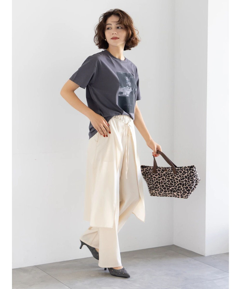 Te chichi ラップスカートレイヤードストレートパンツ《2025Autumn catalog item》 