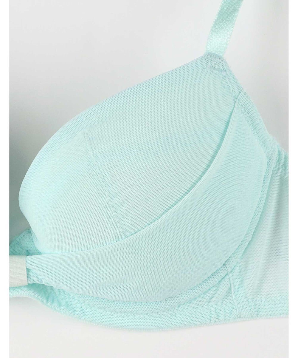 une nana cool 胸もとフィットをリボンでキープ リボンブラ 