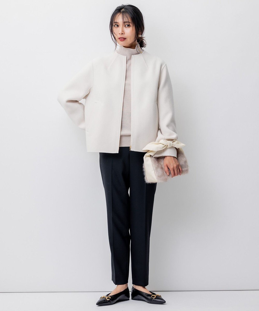 23区 ウールリバー ショート ブルゾン 