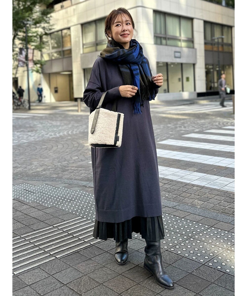 Green Parks オーバーサイズニットワンピース 