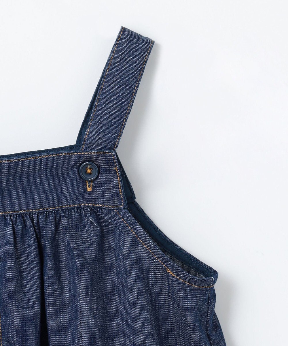 組曲 KIDS 【80-100㎝】デニム ジャンパースカート 