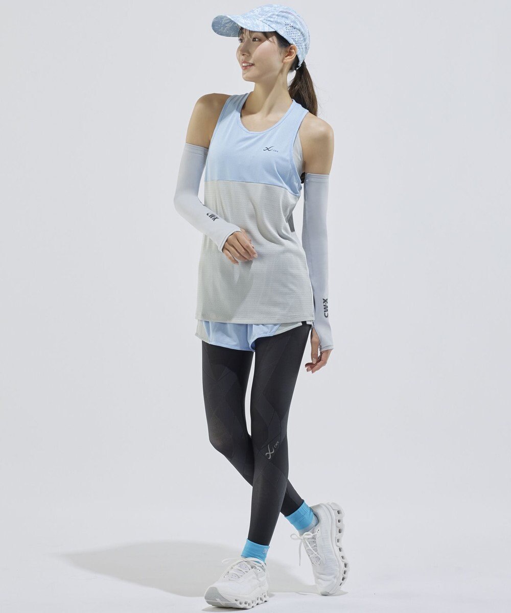 CW-X 【UNISEX】 CW-X ランニングシャツ メッシュ素材 涼しい着ごこち スポーツウェア ノースリーブ ユニセックス DLR160 /ワコール 