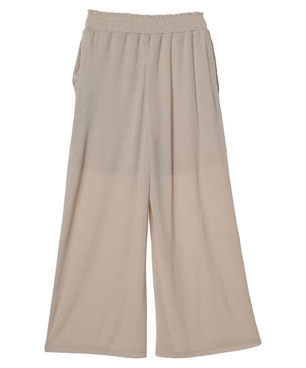 earth music&ecology ラメリブパンツ 