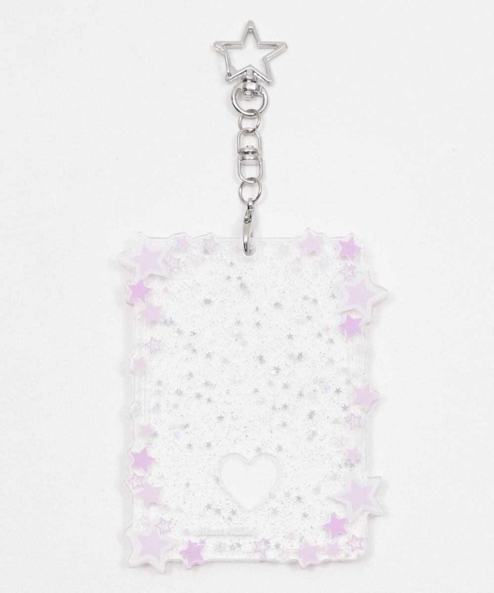 WEGO 【痛バ＆推し活】キラキラスターカードホルダーキーホルダー 