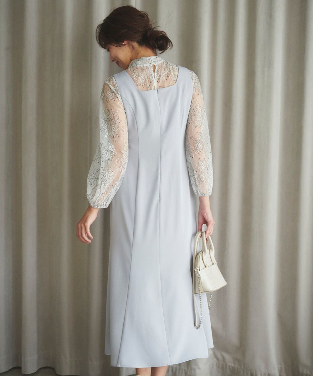 Feroux 【2WAY・セットアイテム】レースブラウス×ジャンパースカートセット 