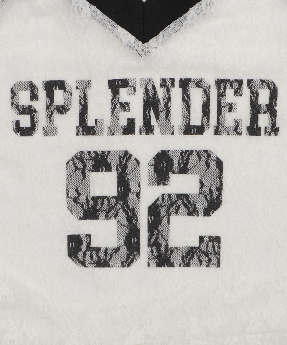 WEGO ラグランレースサイドドロストショートT 