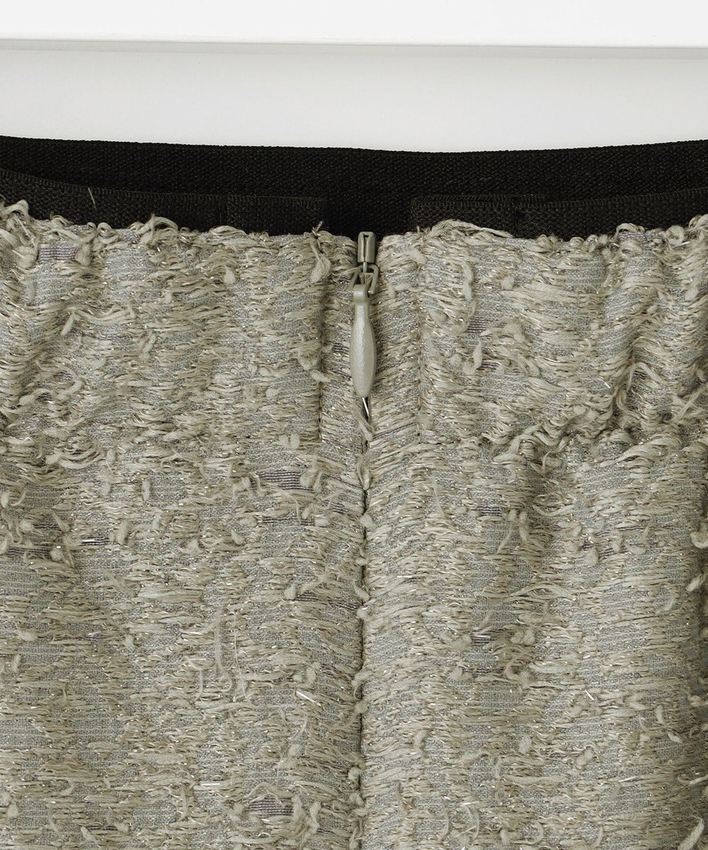 自由区 L 【洗える】ルーレックスジャカード スカート 