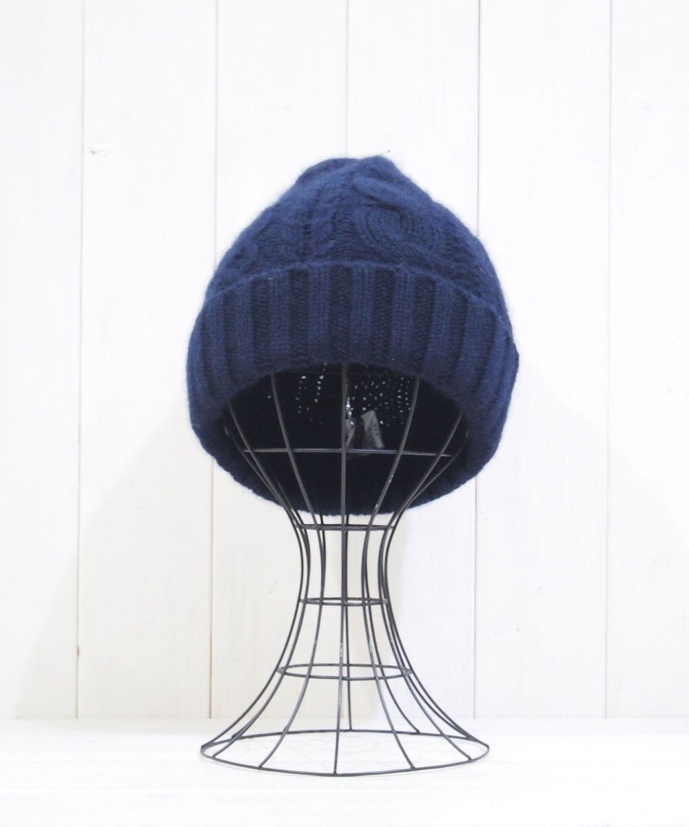 石田製帽 〈新色追加！〉カシミヤニット アラン編みワッチN ニット帽 