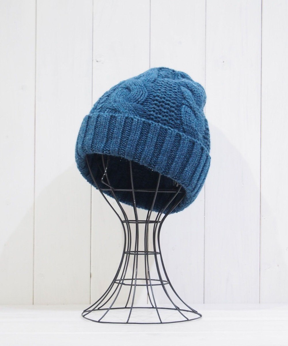 石田製帽 〈新色追加！〉カシミヤニット アラン編みワッチN ニット帽 