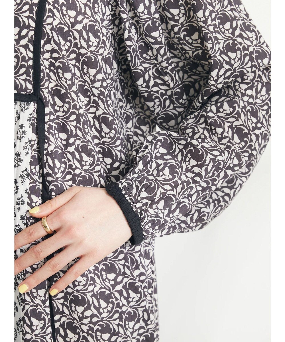 CRAFT STANDARD BOUTIQUE インド綿混エスニック切替ワンピース 