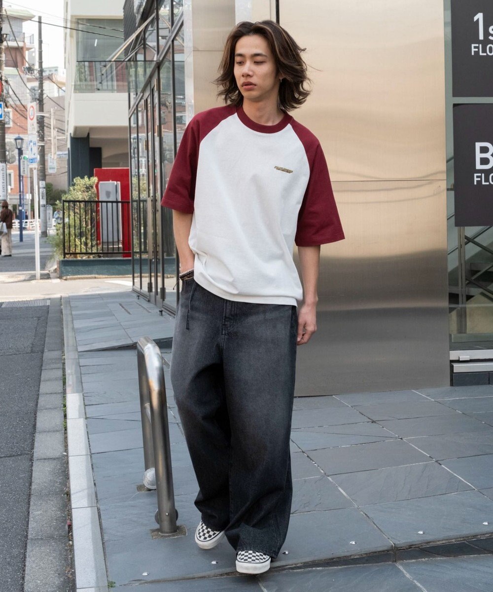 WEGO 【ユニセックス着用ITEM】ラグラングラフィックBIG　T（SS） 