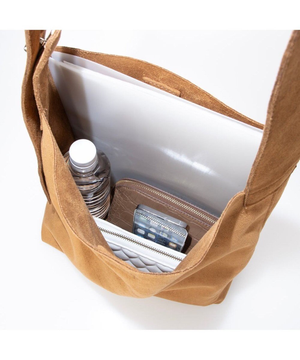 UNBILLION カシュカシュ cachecache / フェイクスエードホーボーバッグ 