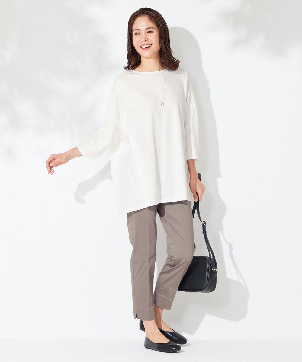 ANY 【洗える】テントライン カットソー 