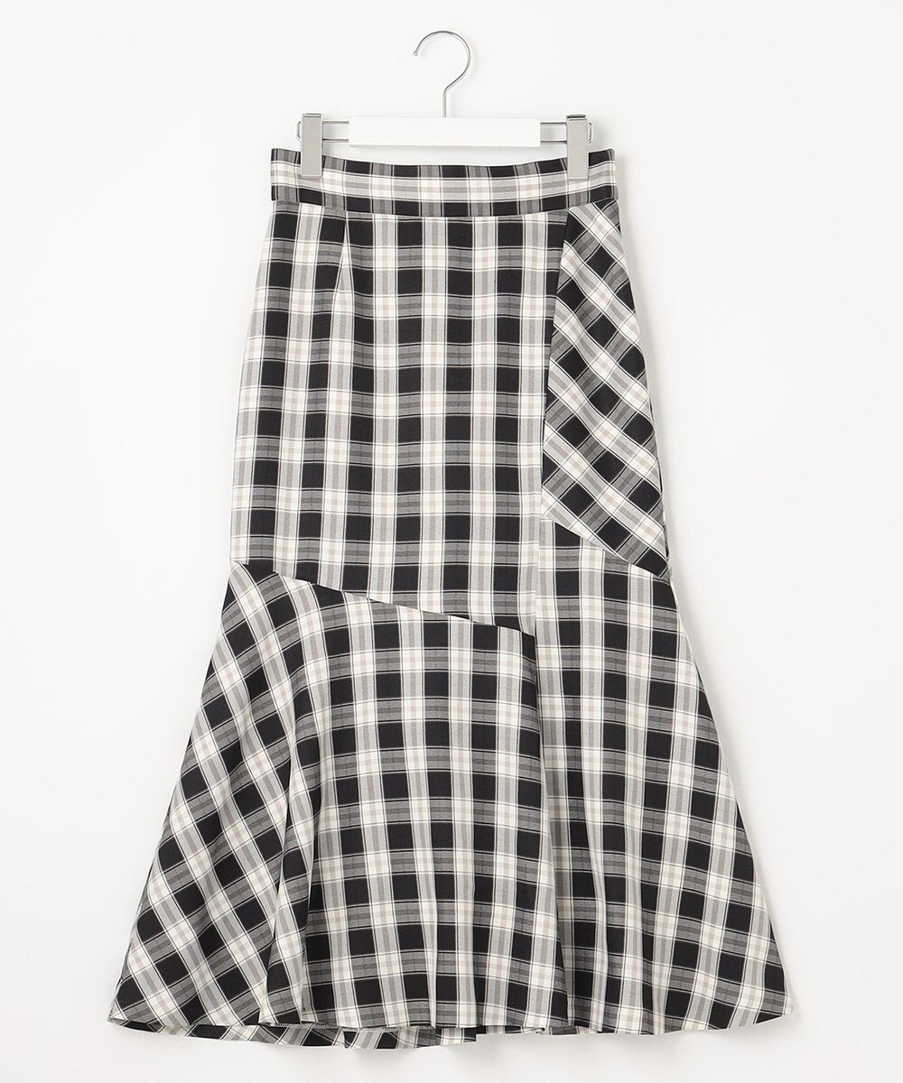 Feroux 【洗える】チェックマーメイド スカート 
