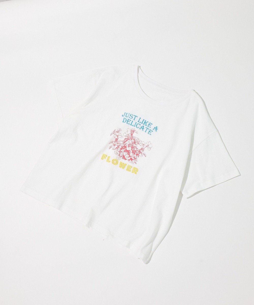 earth music&ecology 刺繍Tシャツ 