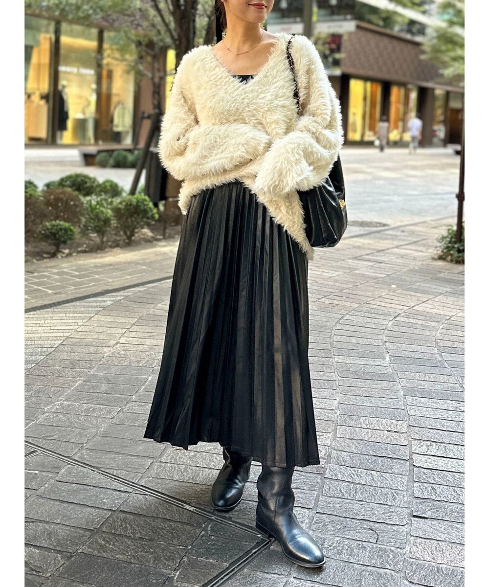 Green Parks フェザーＶネックニットプルオーバー 