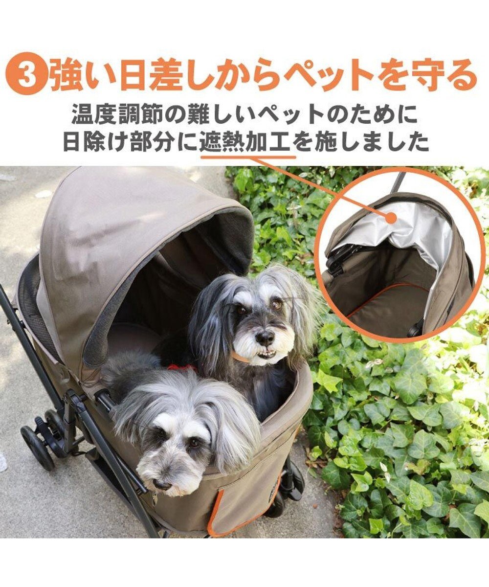 犬用品 ペットグッズ キャリーバッグ ペットパラダイス 犬 カート バギー おしゃれ ハンドフル ペットカート 送料無料 1年保証 猫 ペットバギー 多頭用 介護 軽量 コンパクト収納 折り畳み 折りたたみ 1年保証 Pet Paradise ファッション通販 公式通販 オンワード