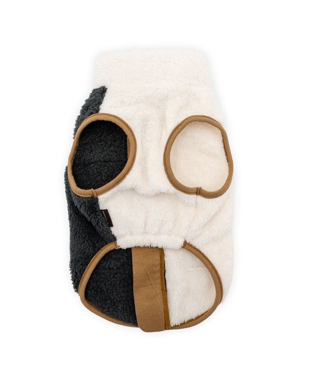 PET PARADISE ペットパラダイス 切替 背開きジップアップ ベスト 《ブラック》 小型犬 