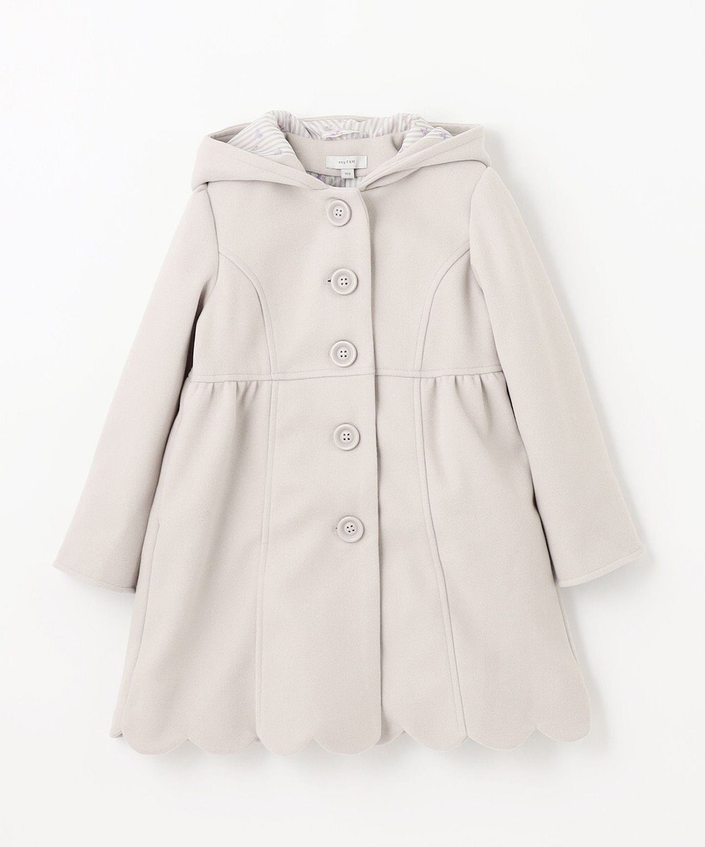 ANY KIDS 【手洗いOK】ウールライクコート 