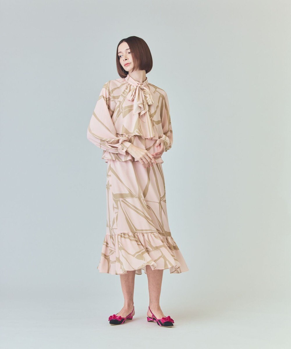 GRACE CONTINENTAL キカラッフルレイヤードワンピース 