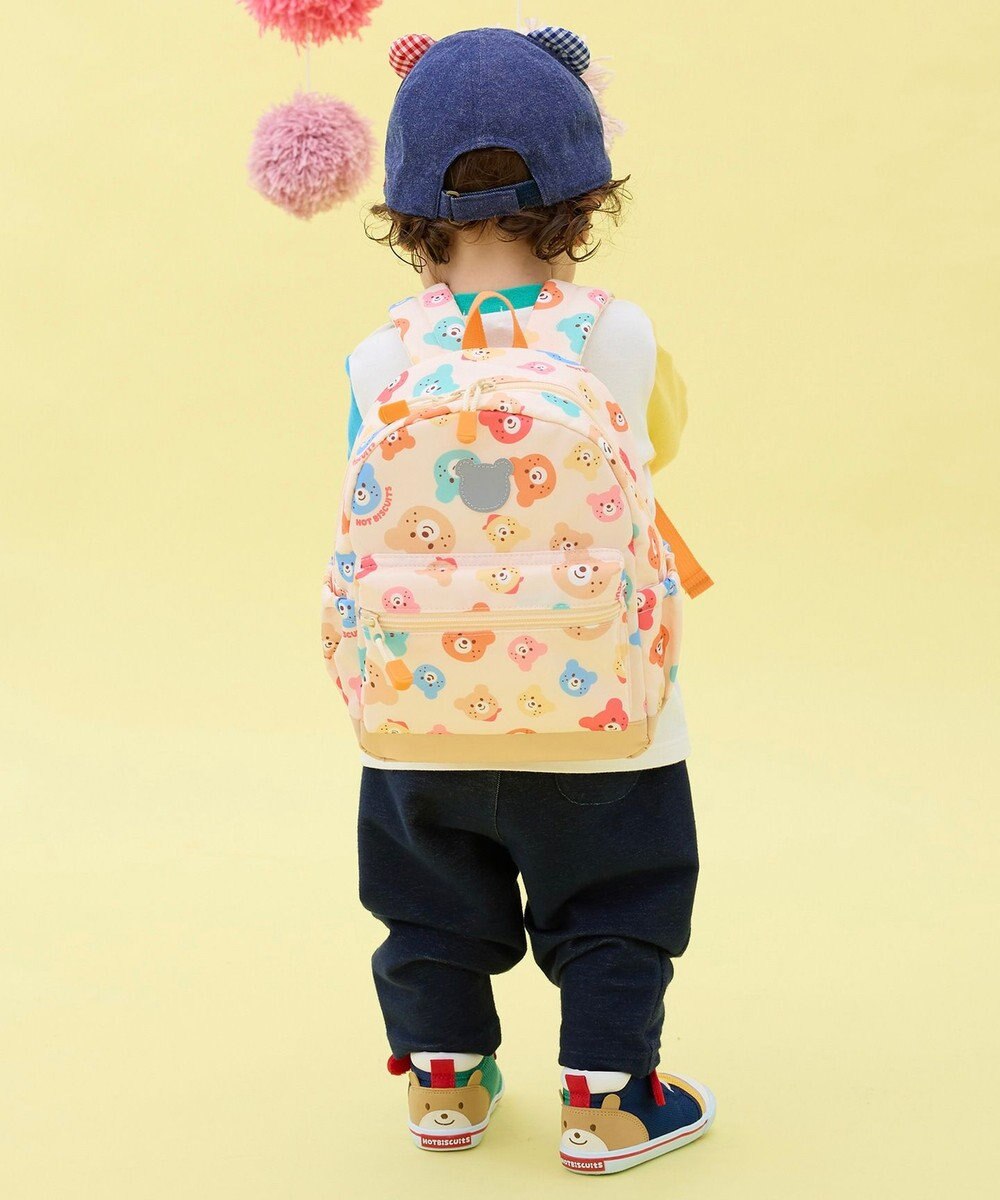 MIKI HOUSE HOT BISCUITS 【Sサイズ】カラフルビーンズ 総柄リュック 