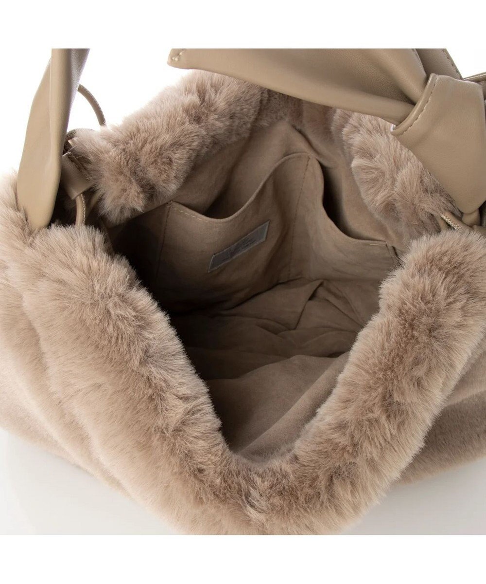 UNBILLION cachecache リボンハンドルエコファードロストバッグ 