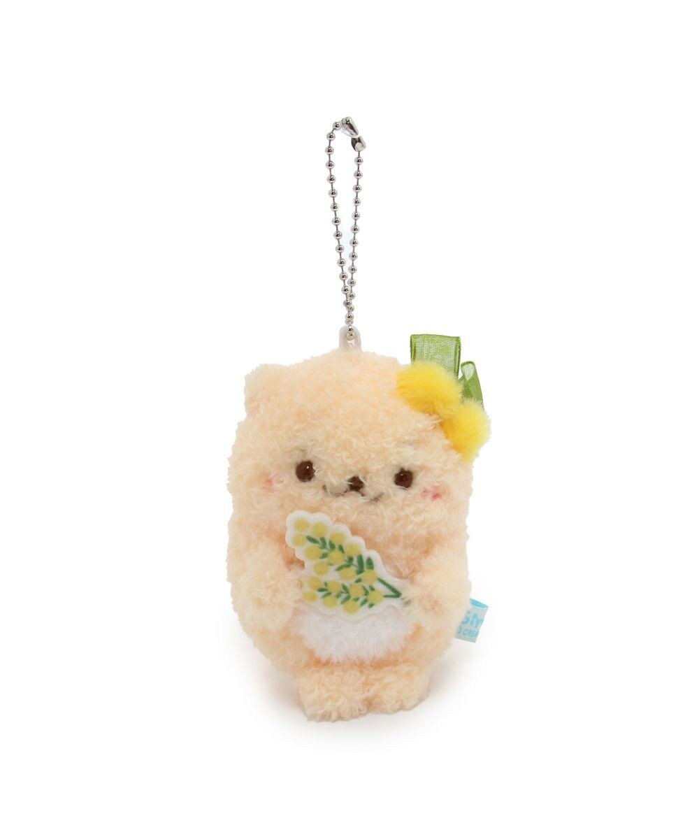 Mother garden しろたん ミモザキーホルダー らっこいぬ 単品 