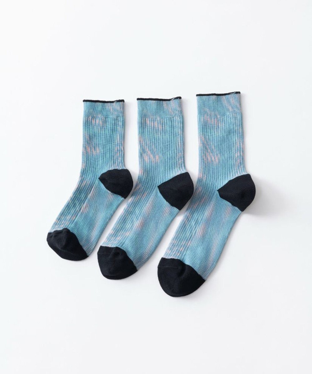 TRICOTE MOIRE LINK SOCKS／モアレリンクソックス 