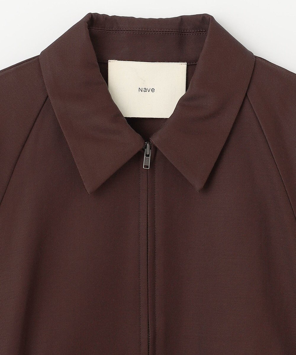 NAVE 【Nave　洗える】バルキーツイル ジップアップブルゾン 