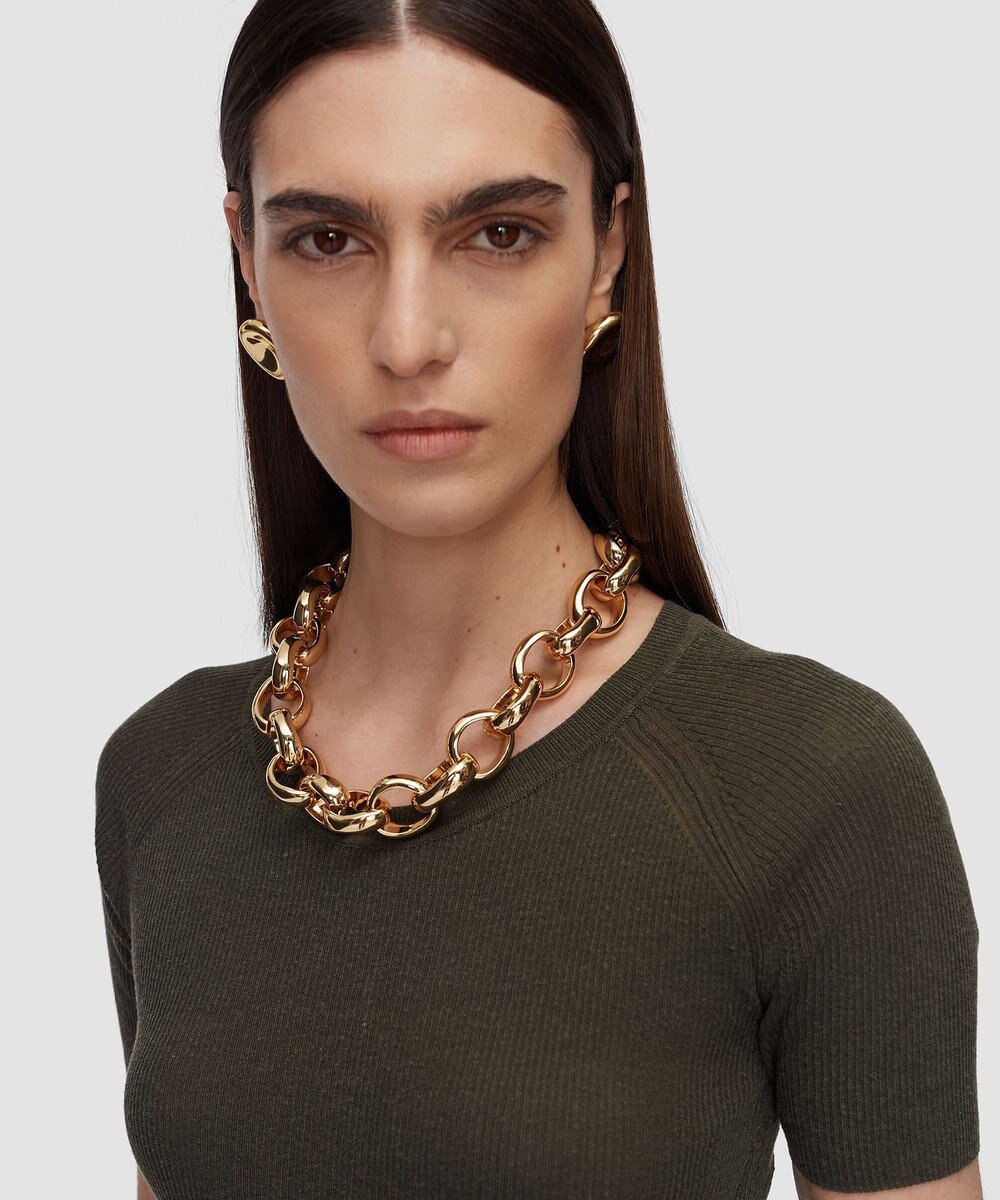 JOSEPH シアークレープ　ショートスリーブニット 