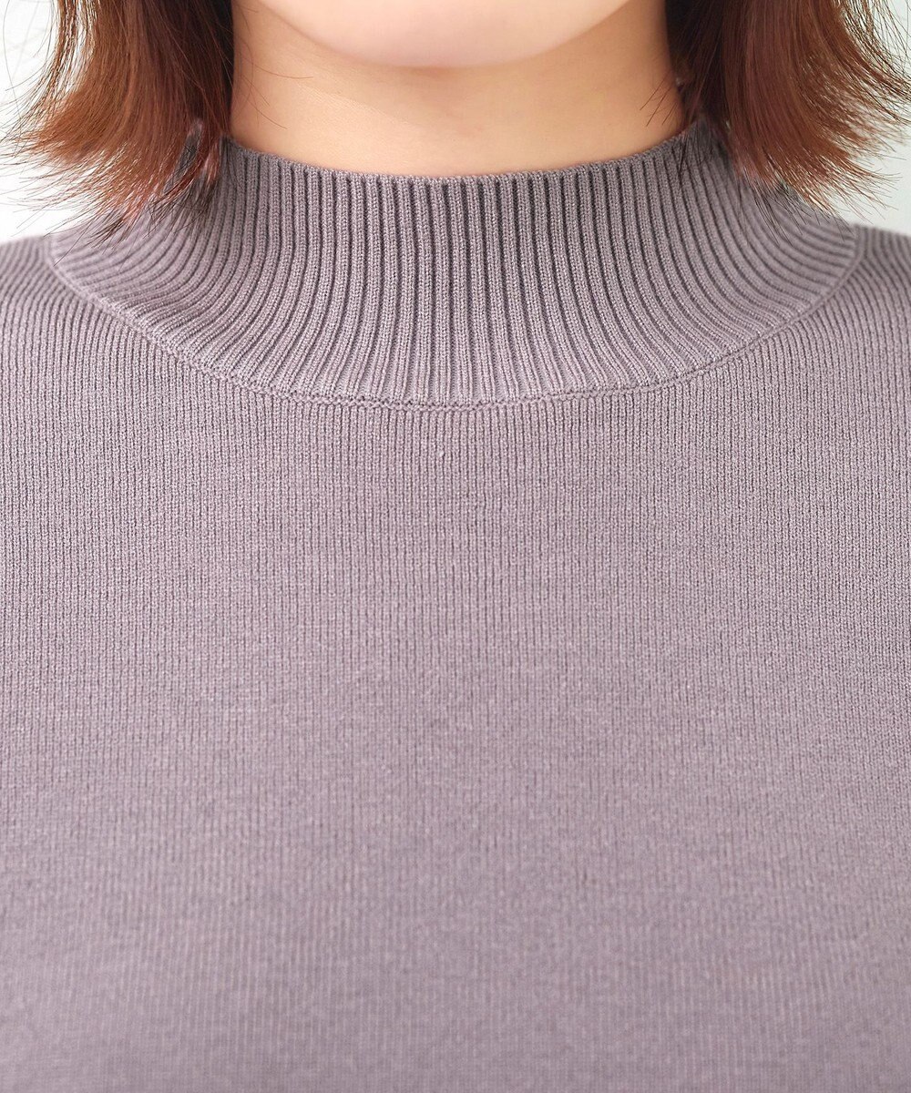 Tiaclasse 【洗える】配色ニットトップスプルオーバー 