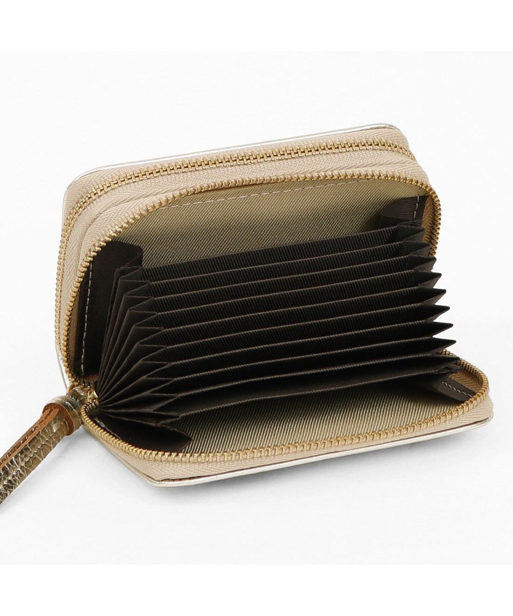 UNBILLION ペルケ perche / ドット型押し・ジャバラカードキーケース 