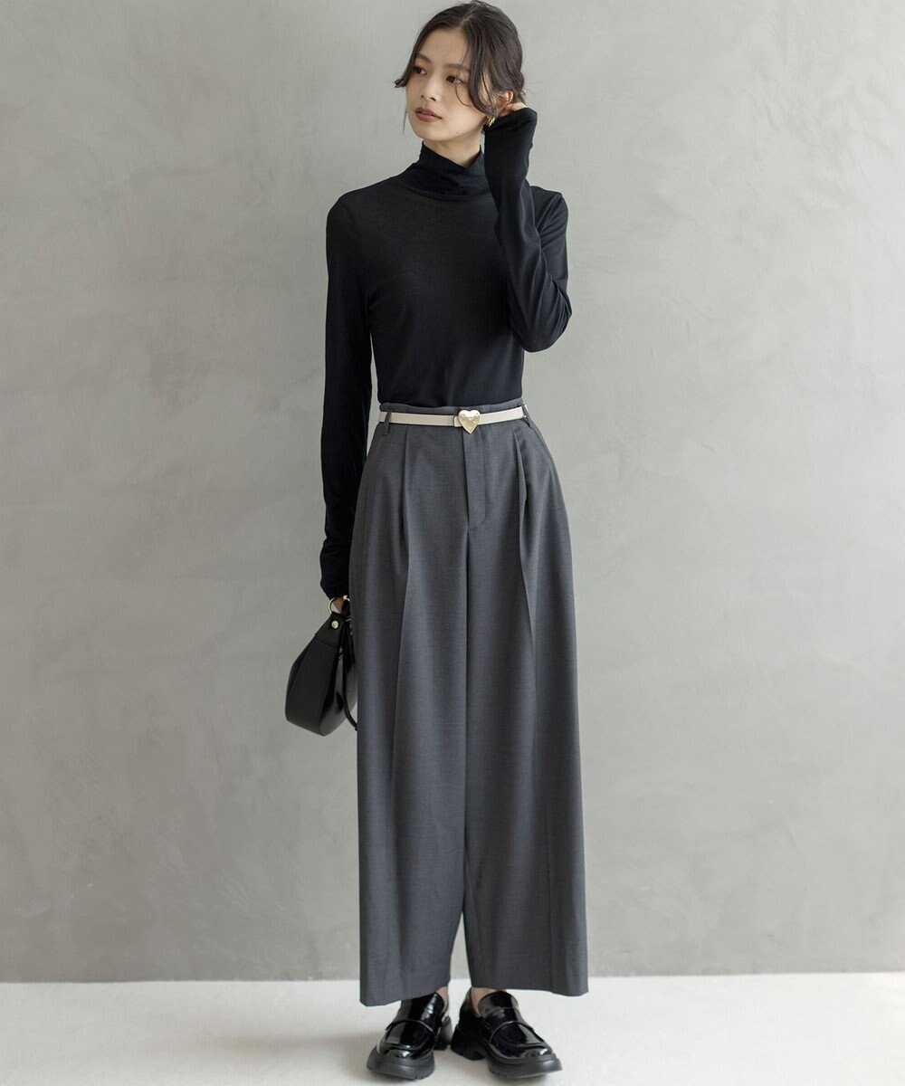 組曲 【加藤ローサさん着用】ハンサムツイルカーヴィーパンツ 