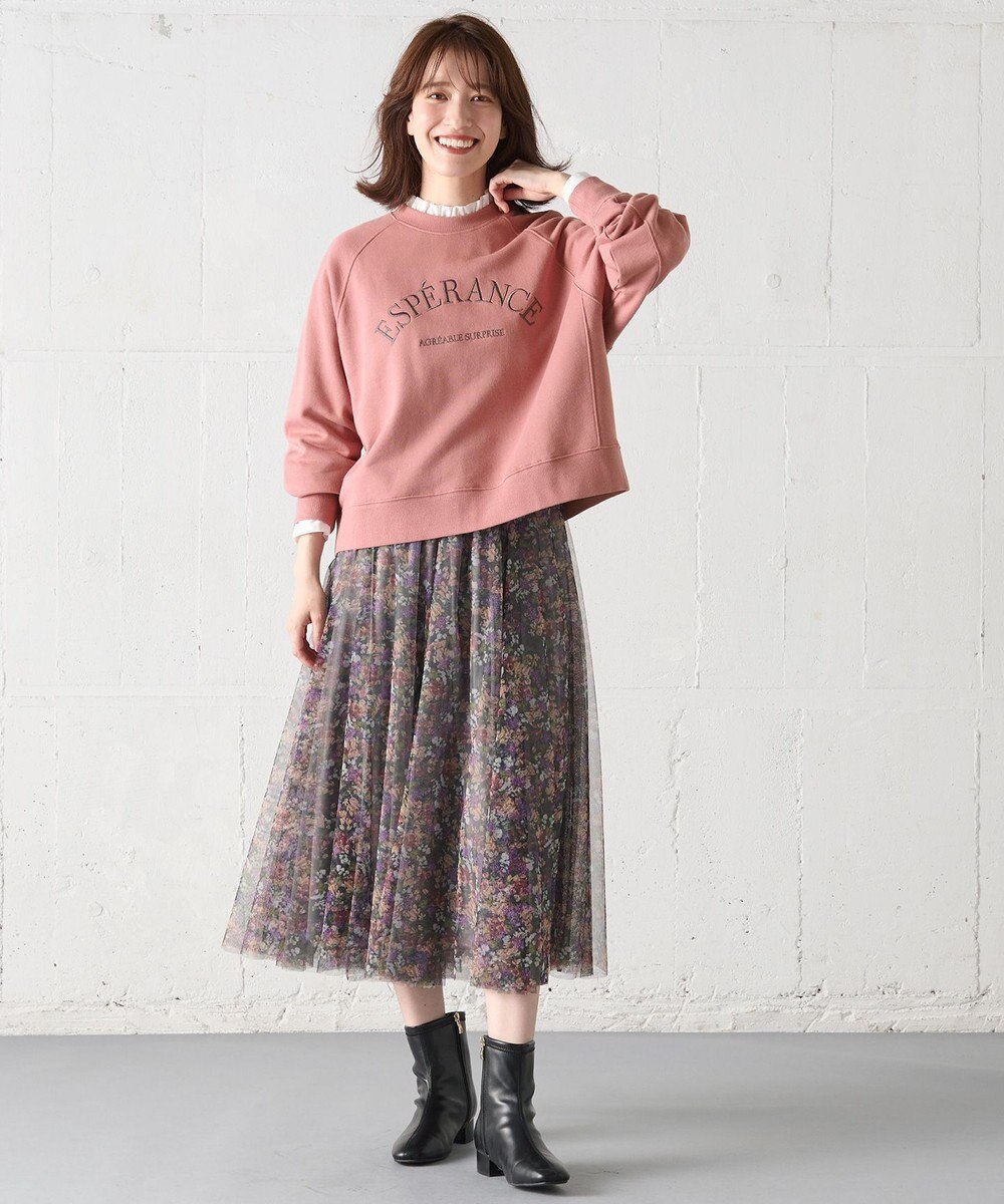 ANY 【洗濯機可】裏毛ロゴスウェット 