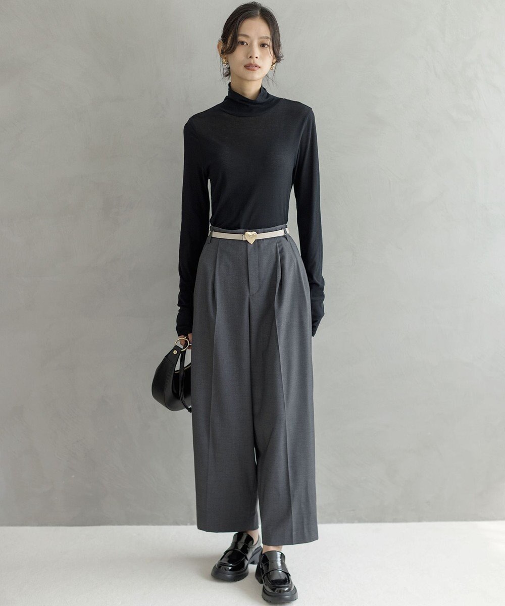 組曲 【加藤ローサさん着用】ハンサムツイルカーヴィーパンツ 