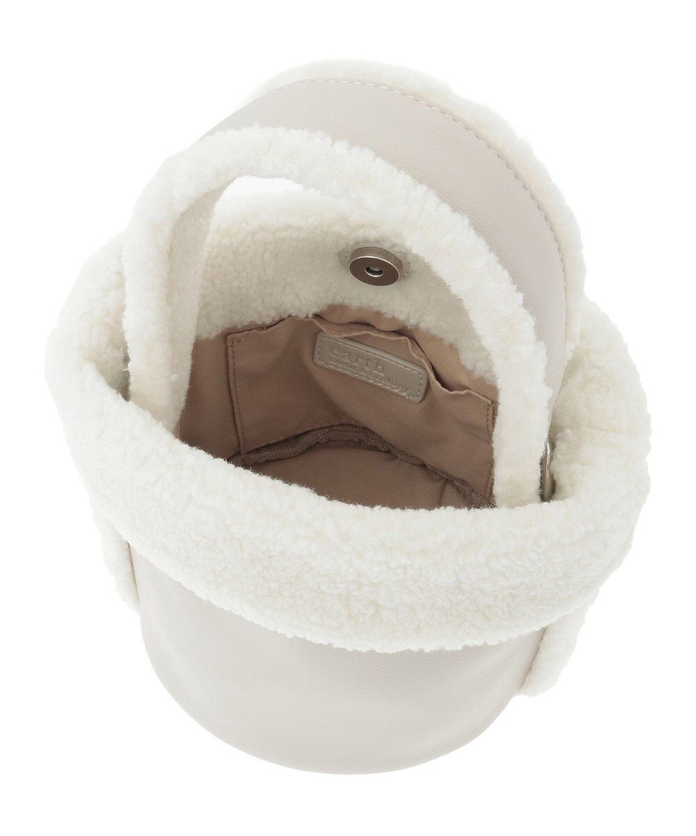 earth music&ecology ムートン風ボアバッグ 